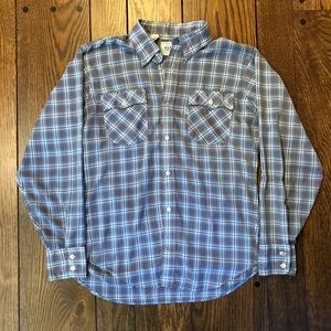 Vtg 1980 Levi Olympic Games Plaid Button Up